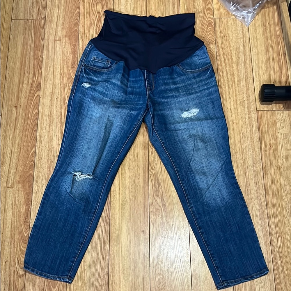 Women's Blue Maternity Jeans